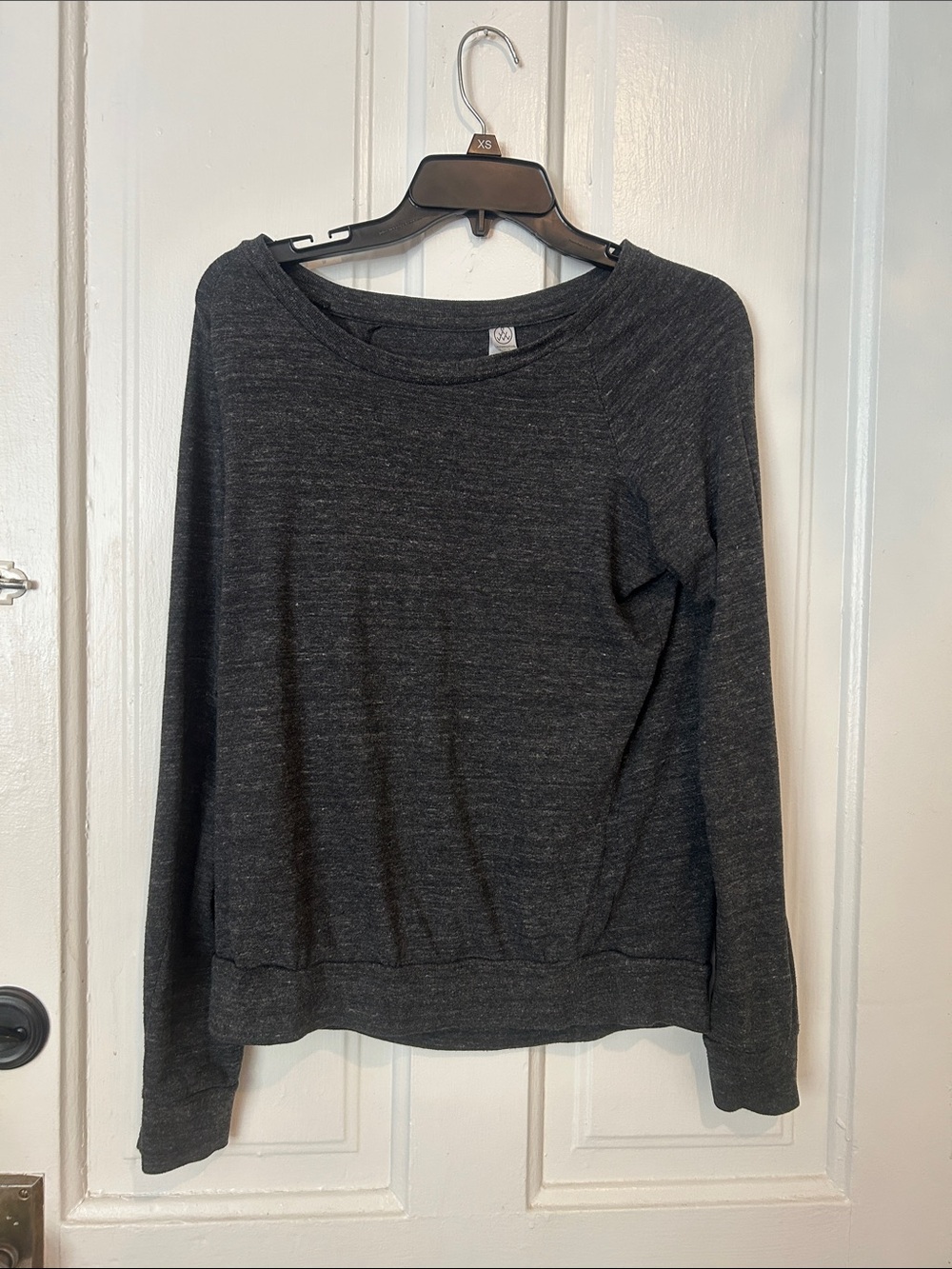 Alternative Earth Apparel Charcoal Heathered Gray Crewneck T-Shirt